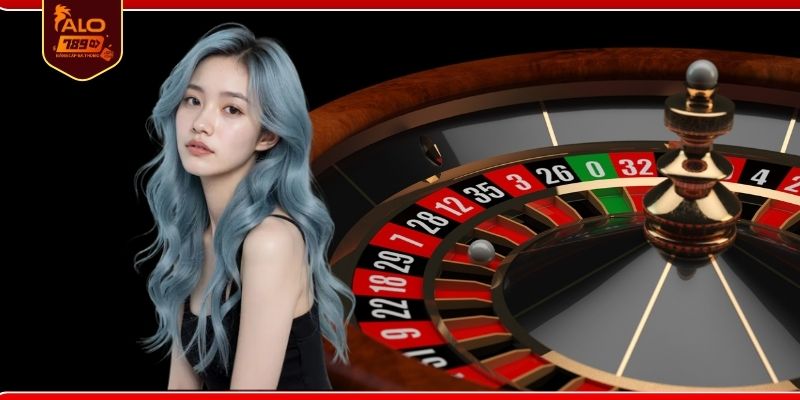 Dealer đang điều khiển vòng quay may mắn