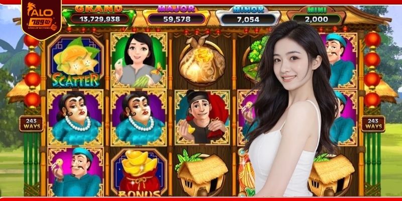 Giao diện game Ăn Khế Trả Vàng sống động cuốn hút