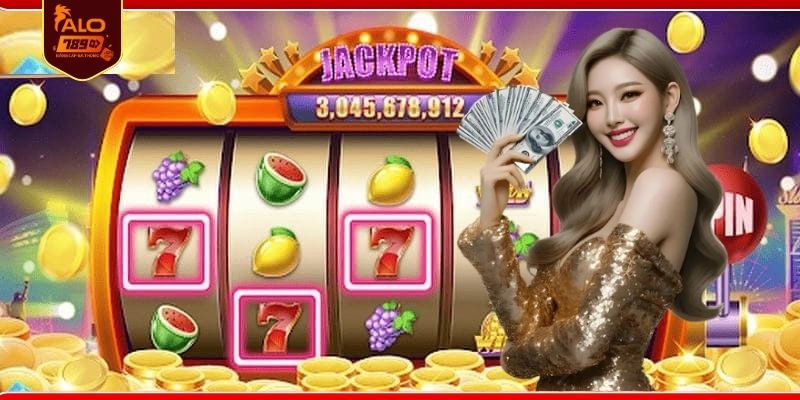 Màn hình hiển thị các ưu điểm game slot online